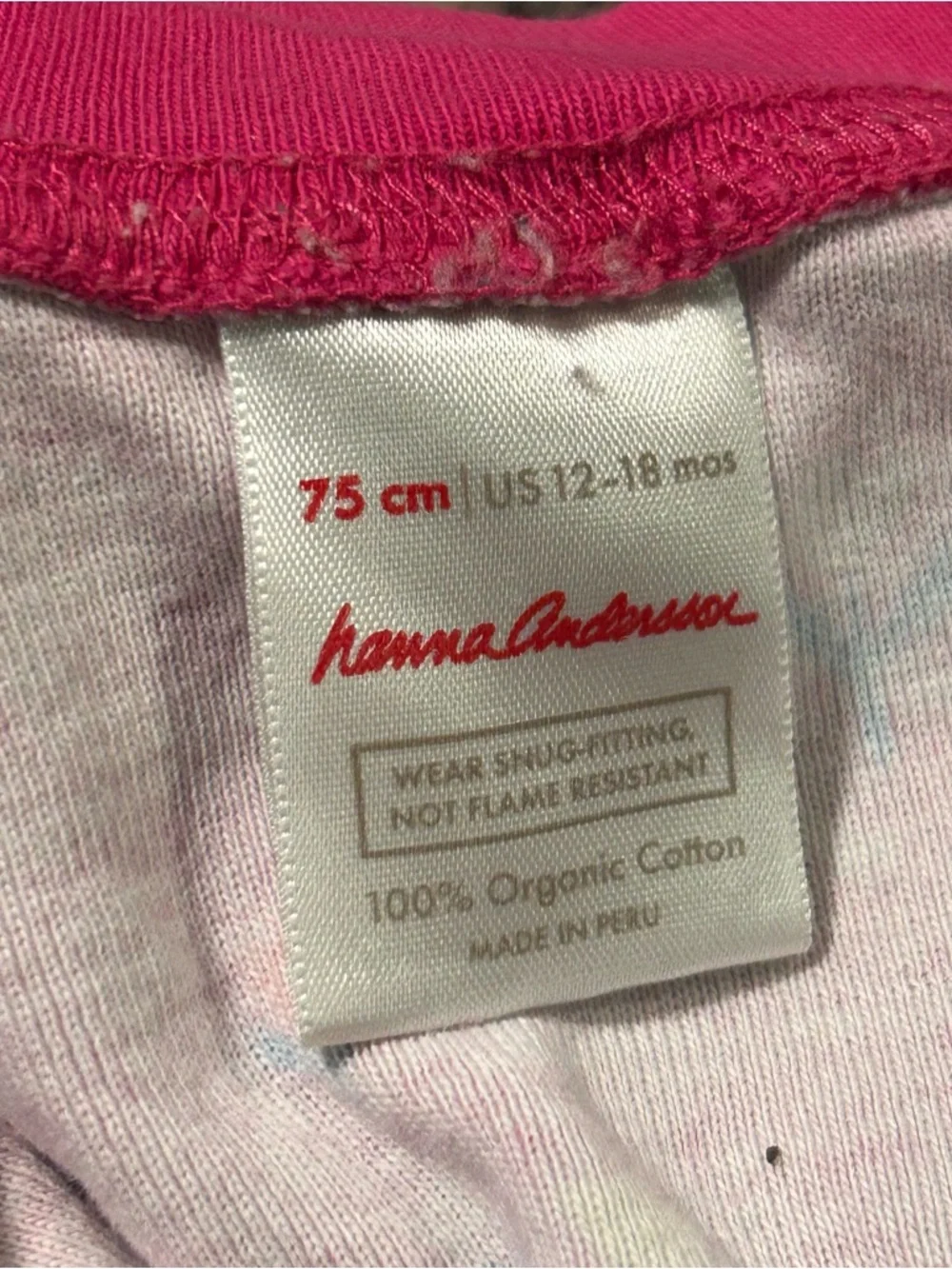 Hanna Andersson‎ Organic Cotton Jumper Onese 12-18 months 75cm Play Condition